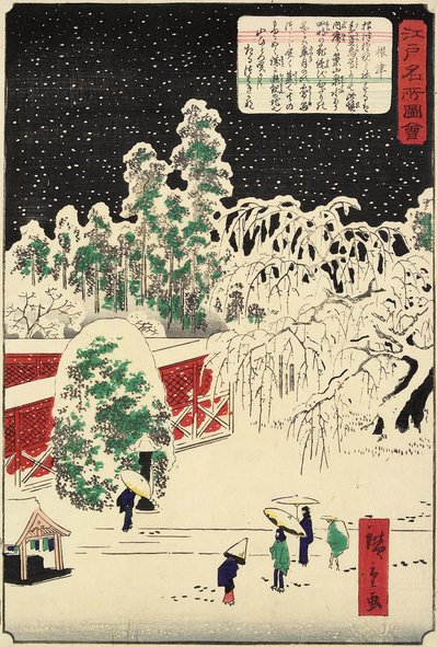 Nezu, November 1862 von Hiroshige II